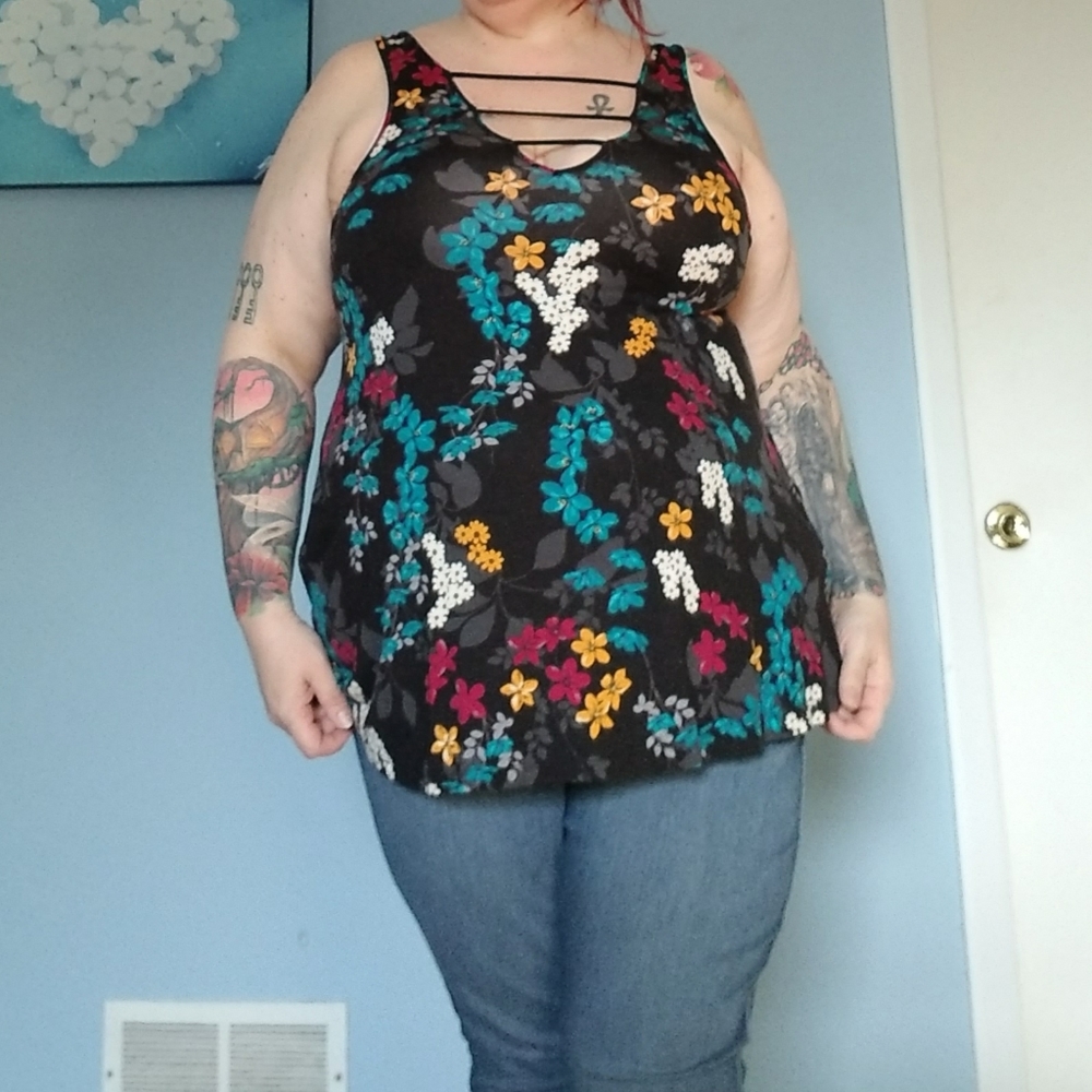 Floral tank top from Torrid